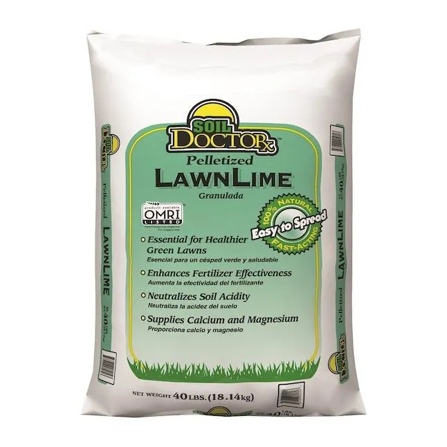 Soil Doctor Pelletized Lawn Lime 40 pounds Organic Lime pH balancer