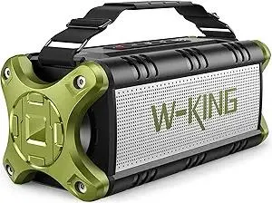 Bluetooth Speaker, 90W Max Loud Portable Speakers Wireless with Subwoofer *2, 50W Deep Bass Boombox/ IPX6 Waterproof/40H/EQ/Dual Pairing/TF/AUX, Large Outdoor Rugged Speaker for Party/Beach/Jobside