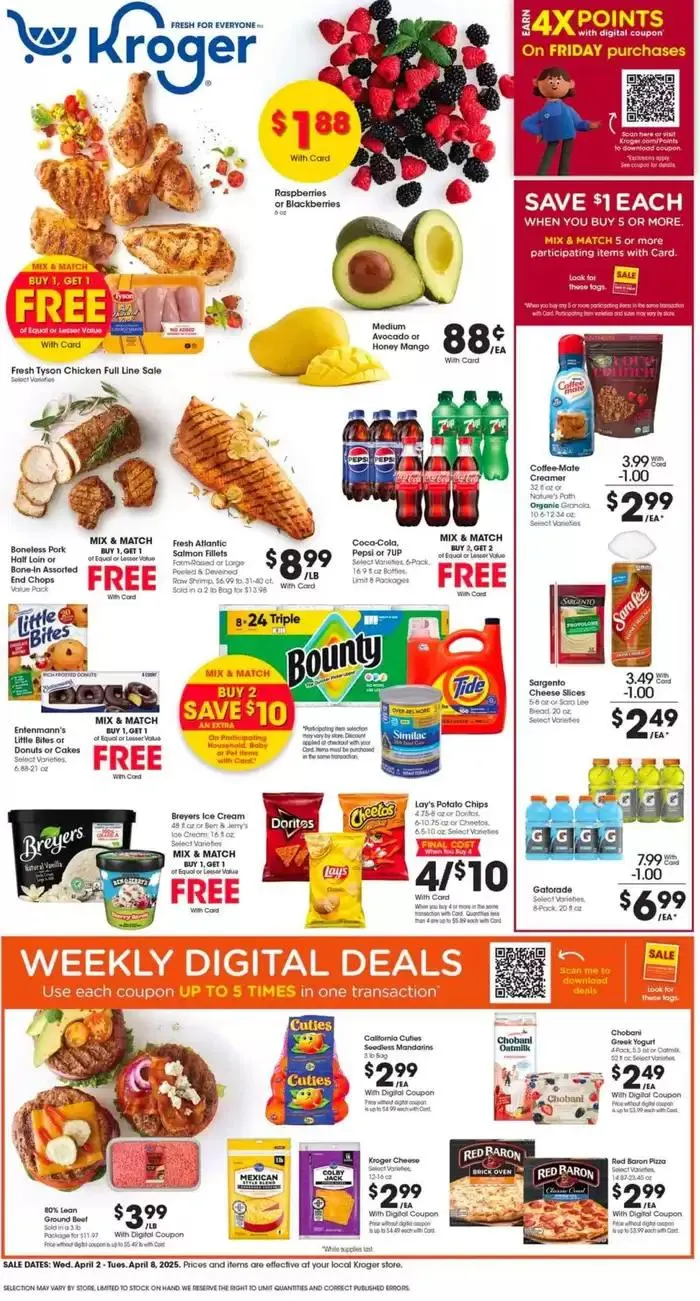 Weekly ad Offers for bargain hunters from April 2 to April 8 2025 - Page 1