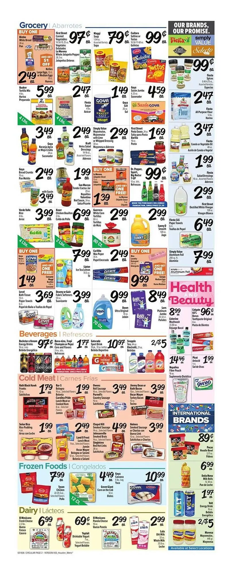 Weekly ad Fiesta Mart weekly ad from February 18 to February 24 2026 - Page 2