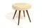 Scandinavian Tripod Stool in Beechwood, 1950