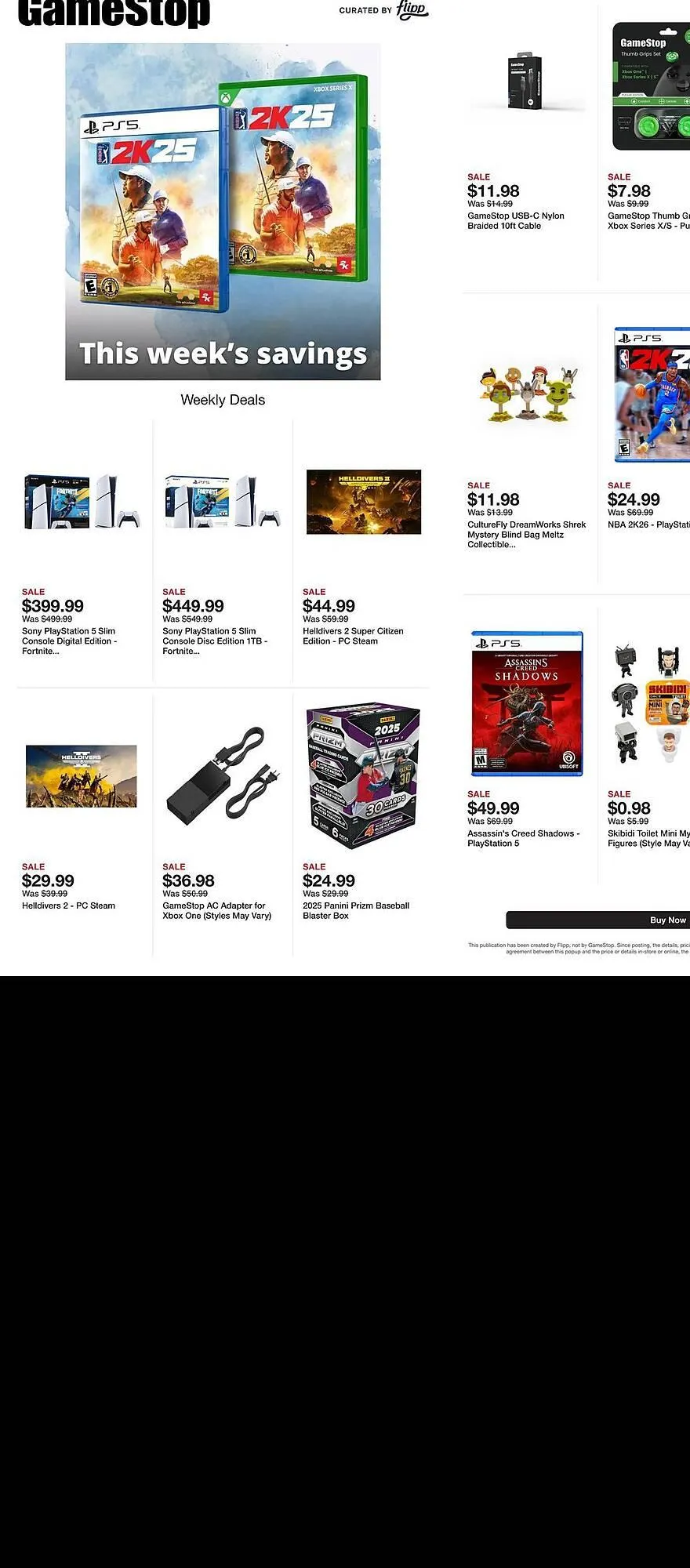 Game Stop weekly ad - 1