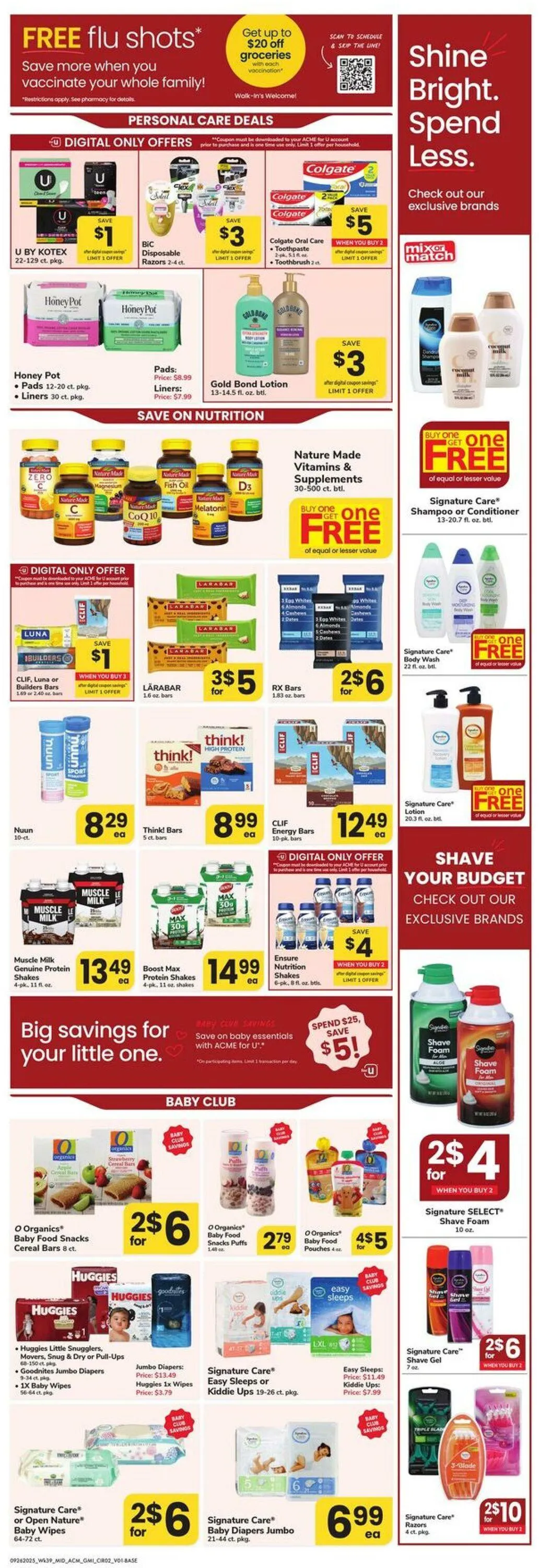 Weekly ad Acme Current weekly ad from September 26 to October 9 2025 - Page 2