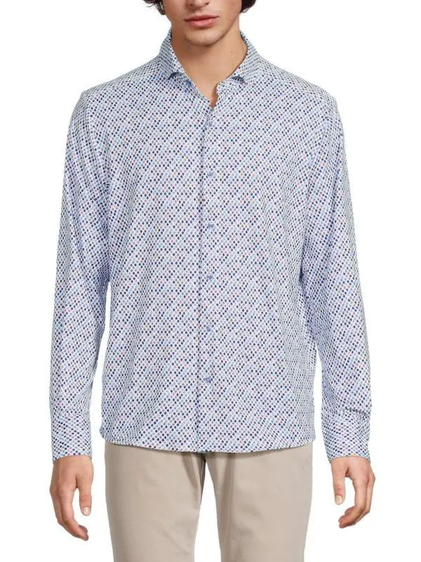 Diamond Print Modern Fit Shirt