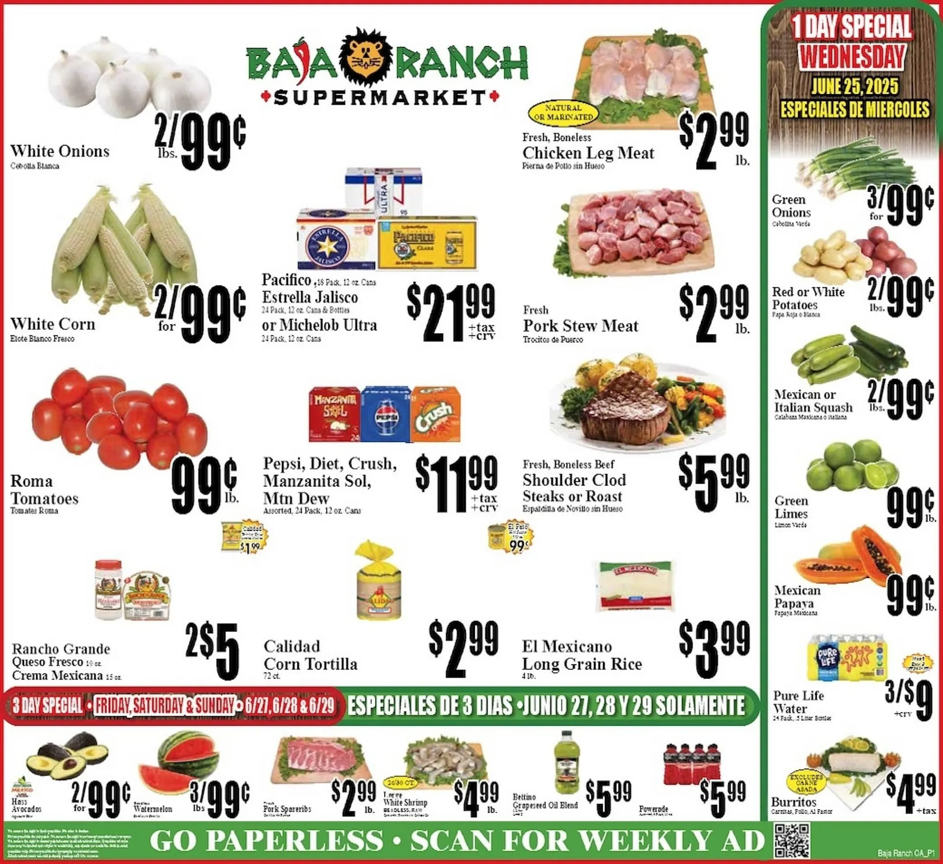 Baja Ranch Weekly Ad - 1