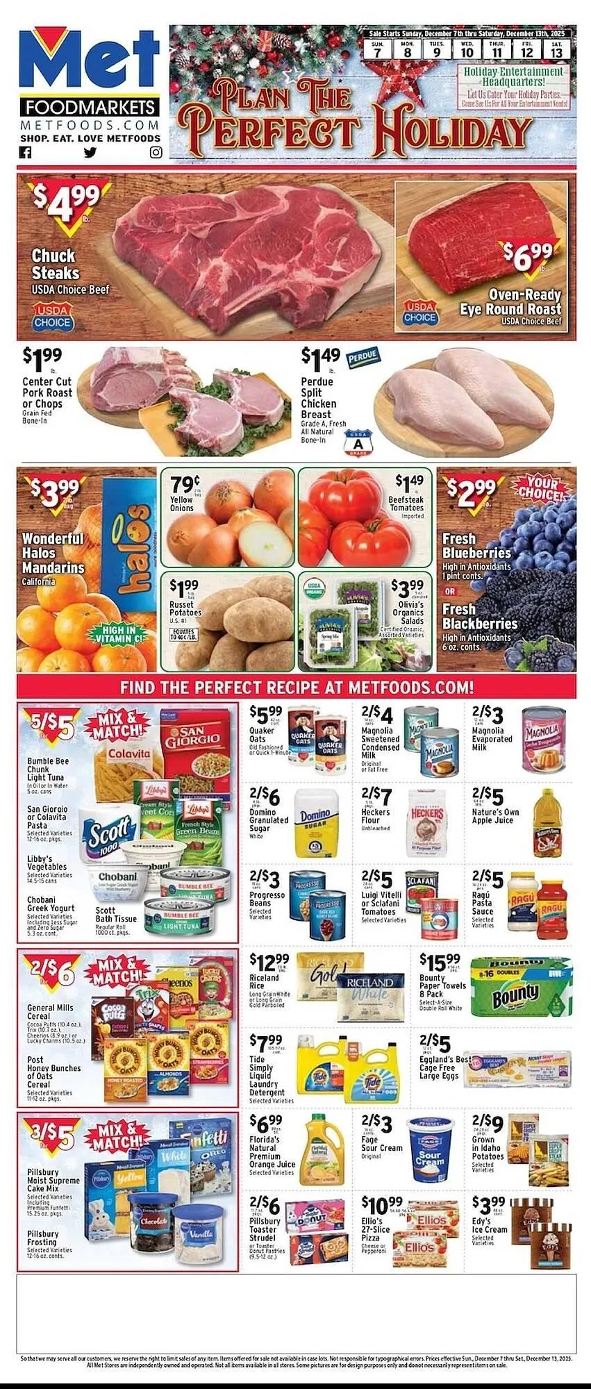 Weekly ad Met Foodmarkets weekly ad from December 7 to December 13 2025 - Page 1