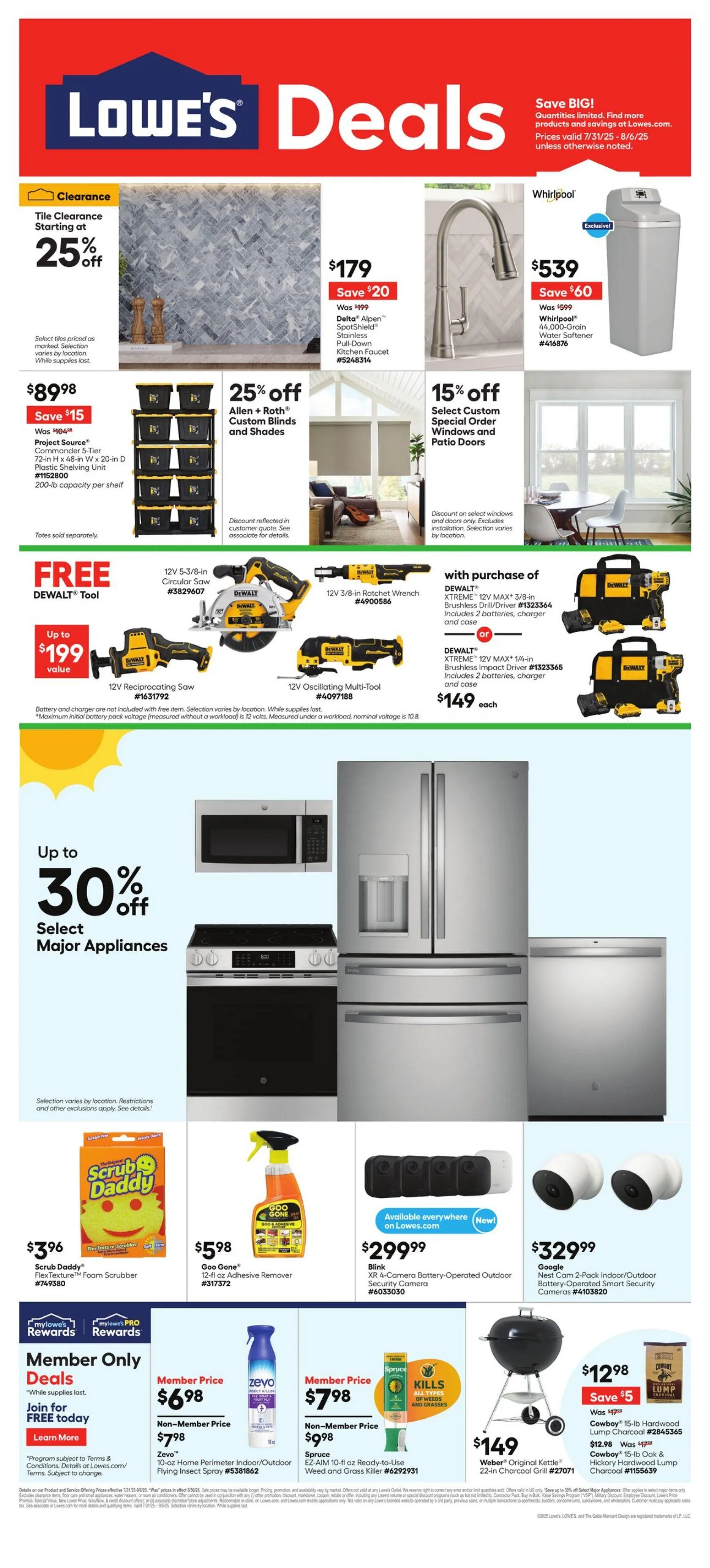Weekly ad Lowe's from July 31 to August 6 2025 - Page 1