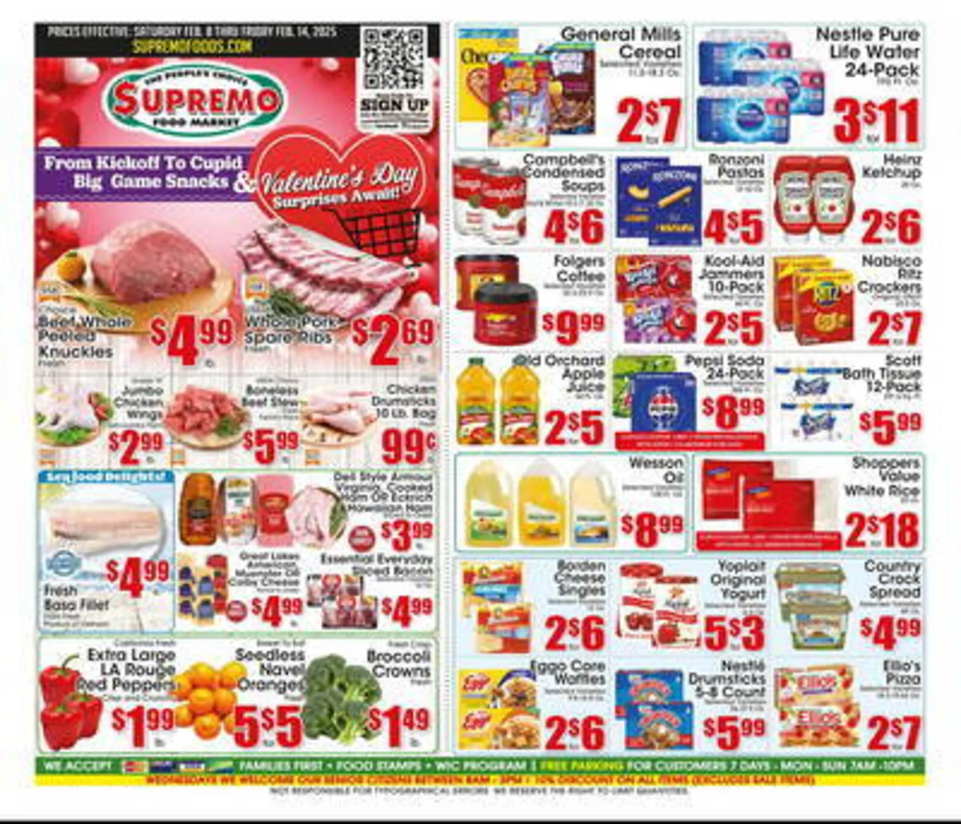 Weekly ad Supremo Foods Inc Weekly Ad from February 8 to February 14 2025 - Page 1