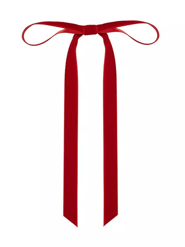 Aida Velvet Bow Barrette