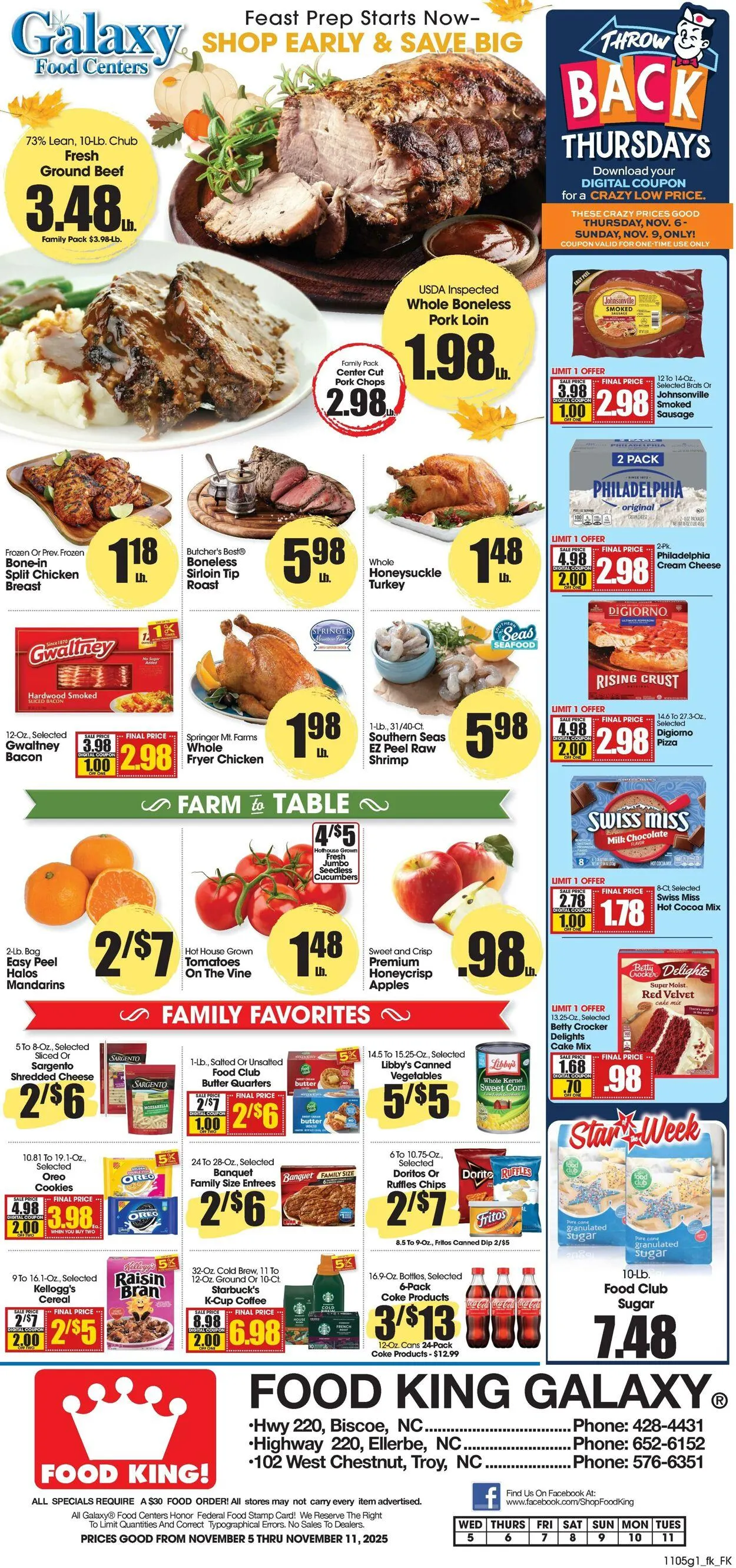 Weekly ad Food King Current weekly ad from November 5 to November 11 2025 - Page 1