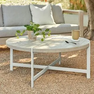 Haskel 40" Outdoor Coffee Table - Driftwood Gray