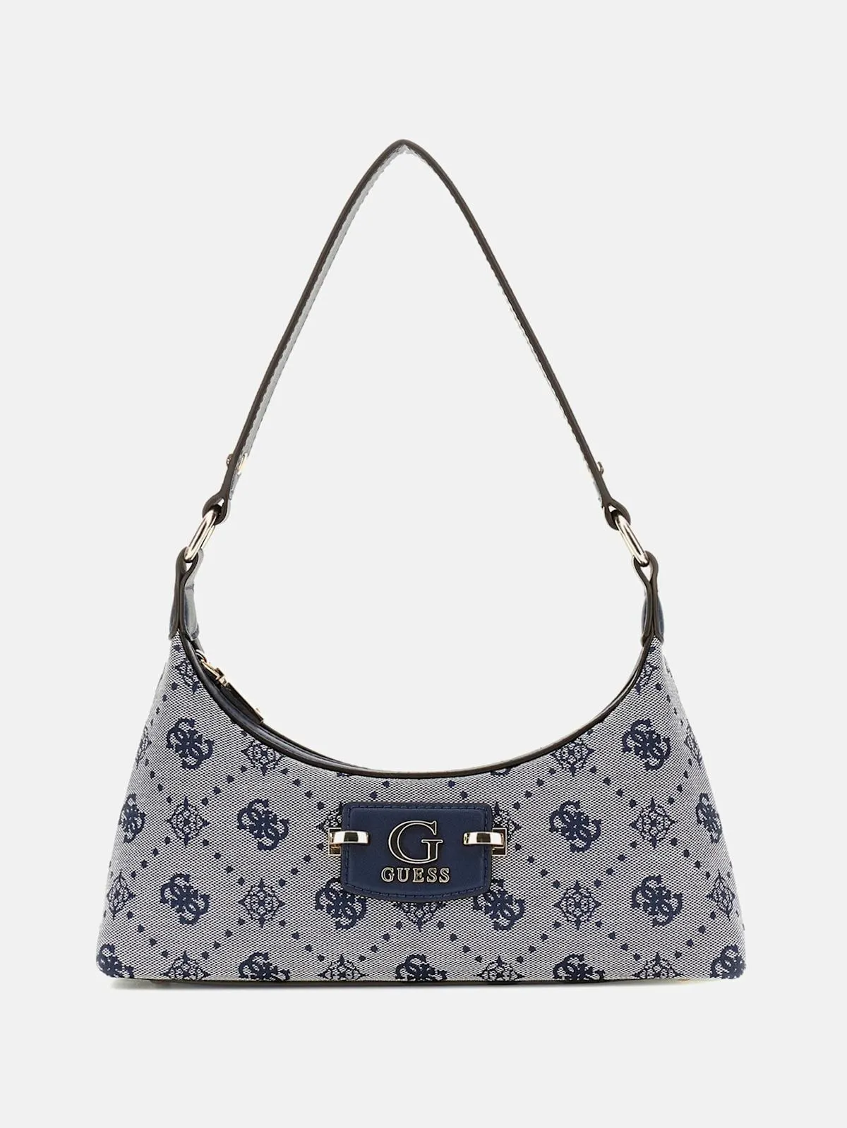 Neda Jacquard Logo Shoulder Bag