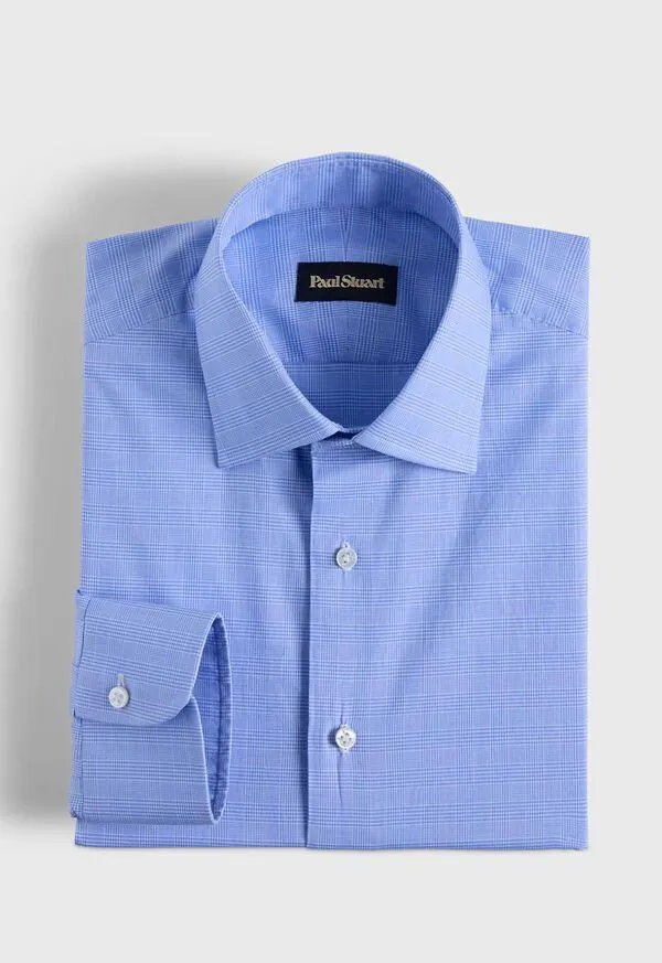 Spread Collar Glenn Plaid Dress Shirt