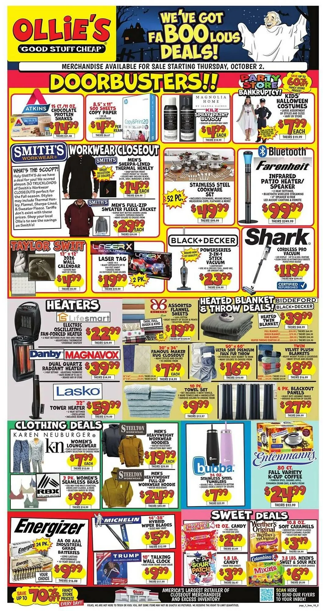 Weekly ad Ollie's weekly ad from October 2 to October 8 2025 - Page 1