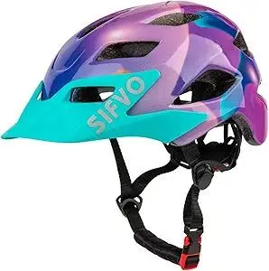 Kids Helmet, SIFVO Kids Bike Helmet Boys and Girls Bike Helmet with Cool Visor Helmet for Kids 5-14, Kids Bike Helmets Youth Bike Helmet Adjustable & Lightweight 50-57cm