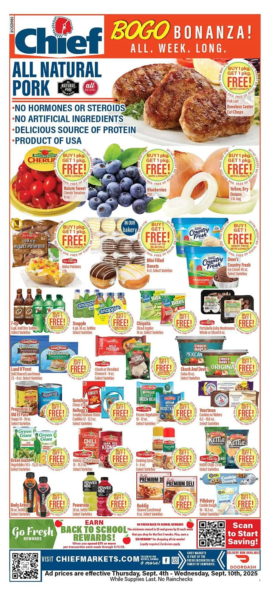Weekly ad Chief Supermarket weekly ad from September 4 to September 10 2025 - Page 1