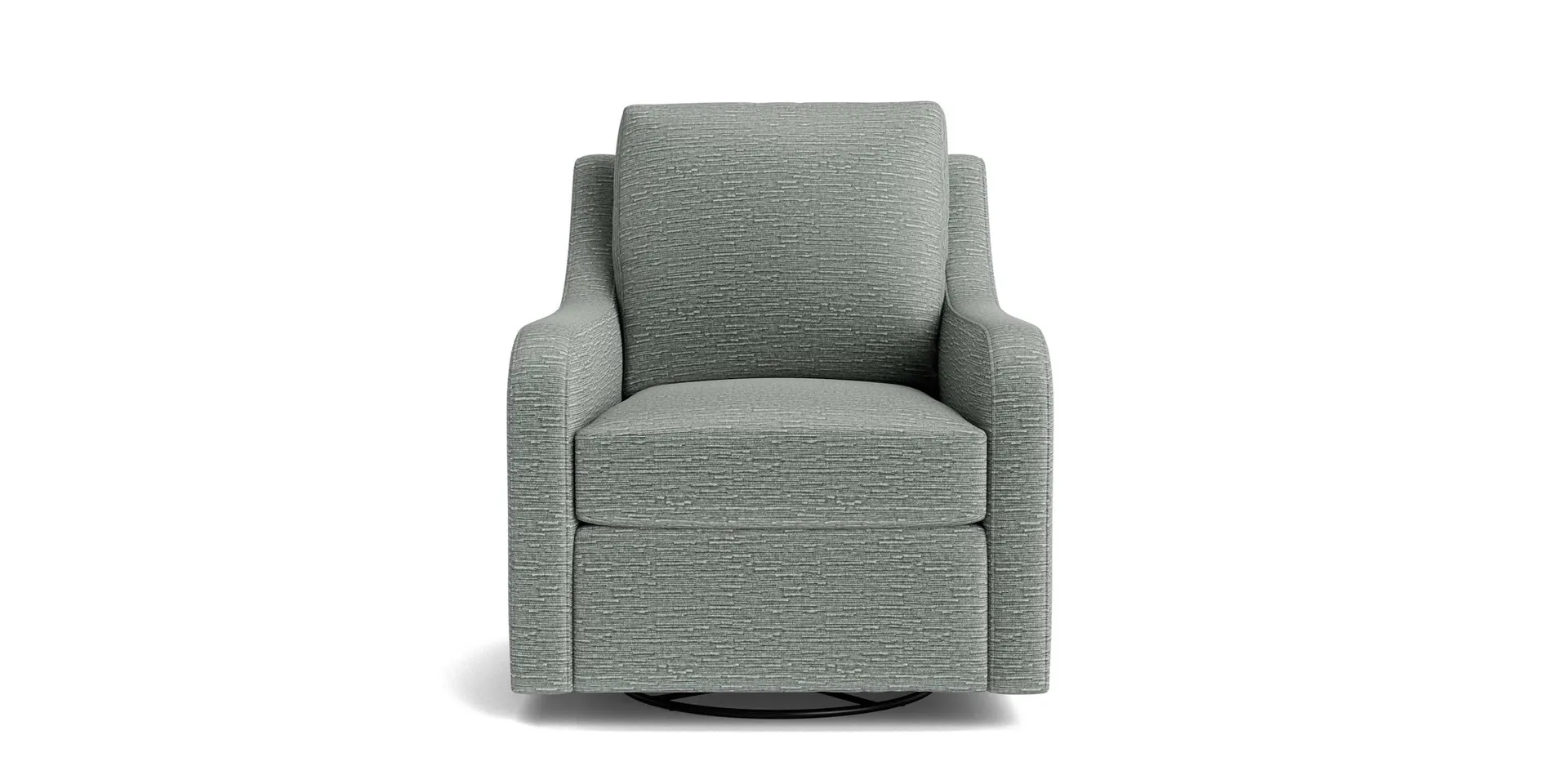 Scarlett Slope Arm Swivel Glider Chair
