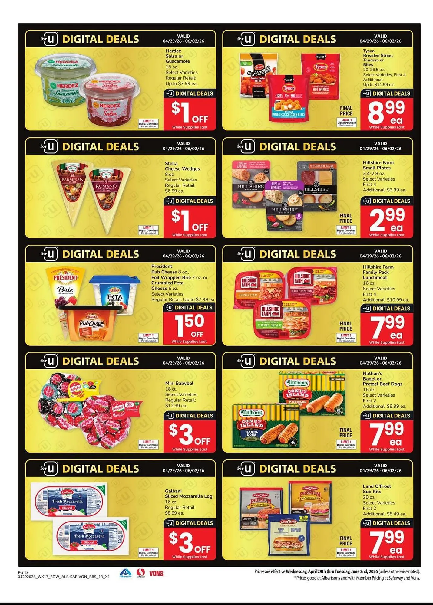 Weekly ad Safeway weekly ad from April 29 to June 2 2026 - Page 13