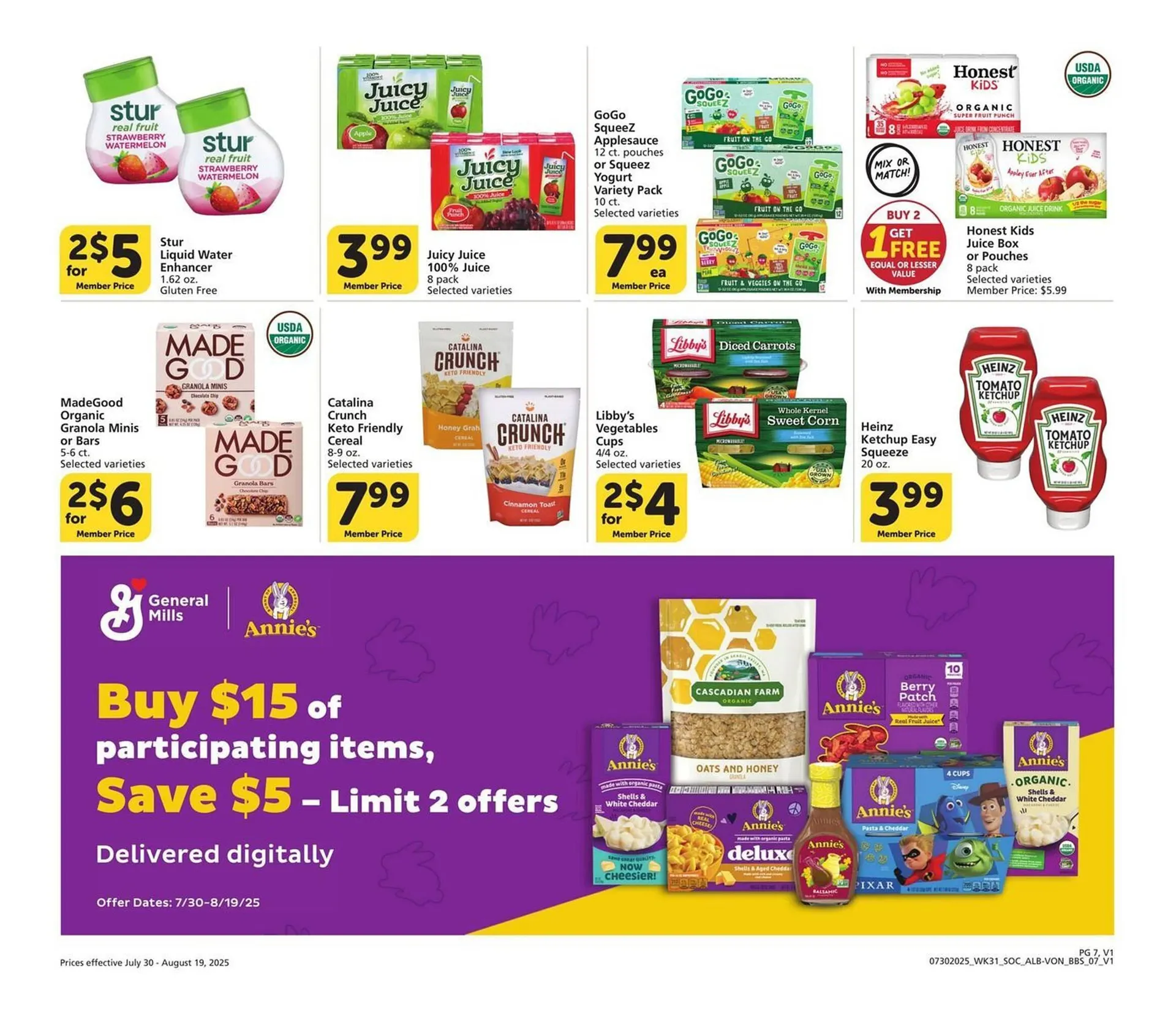 Weekly ad Albertsons Weekly Ad from July 30 to August 19 2025 - Page 7