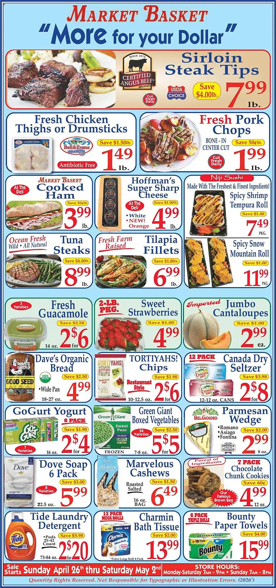 Weekly ad Market Basket weekly ad from April 26 to May 2 2026 - Page 1