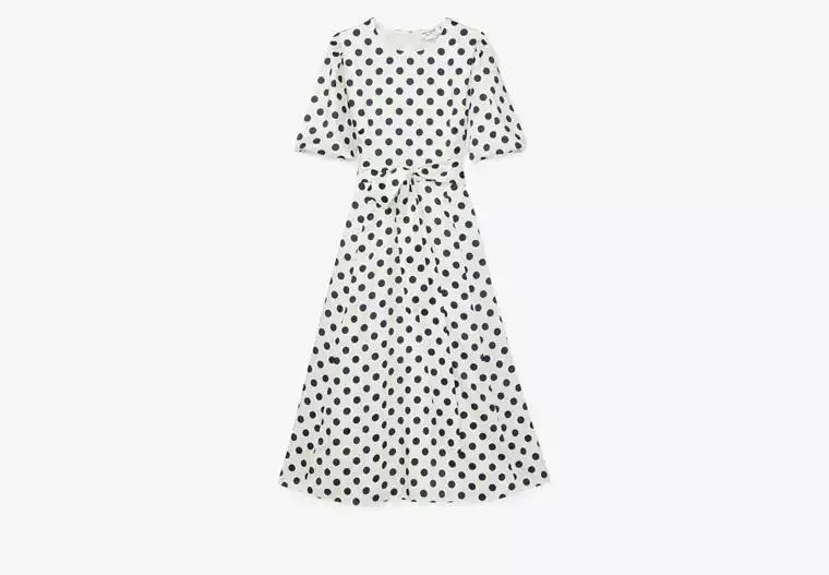 Breezy Dot Matinee Dress