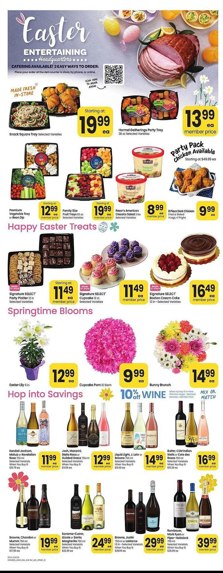 Weekly promotion Safeway weekly ad spanning from April 1 to April 7 2026 - Page 2 for Catalogue 365