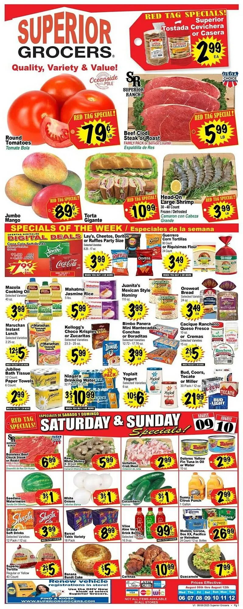 Superior Grocers Weekly Ad - 1
