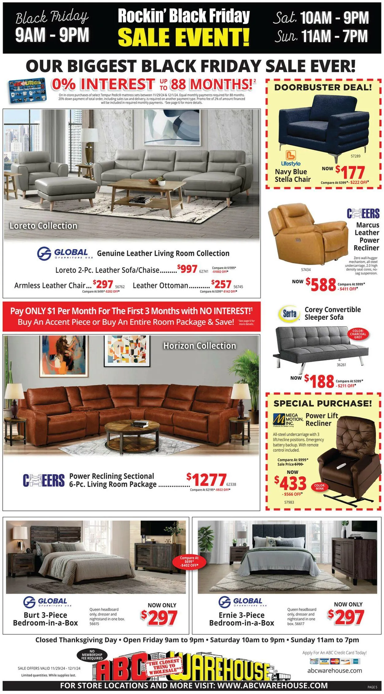 Weekly ad ABC Warehouse Current weekly ad from November 24 to November 30 2024 - Page 5
