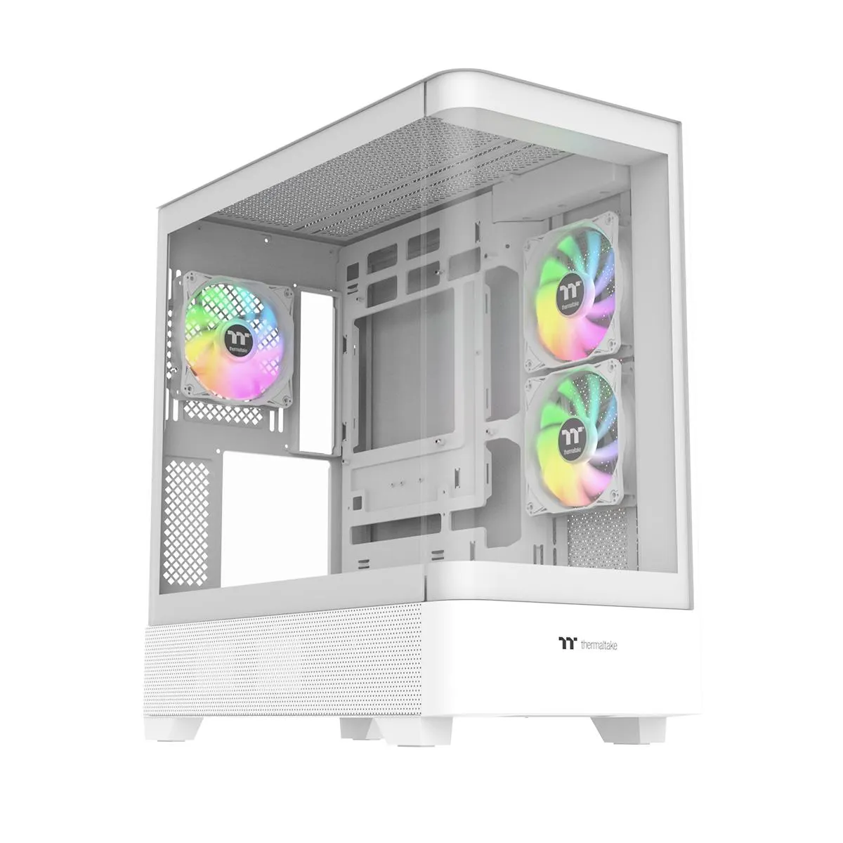 View 290 TG ARGB Snow Mid Tower Chassis