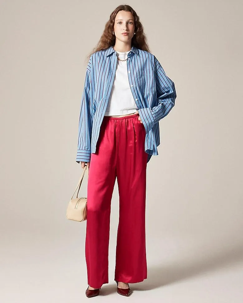 Cosmo pant in luster charmeuse