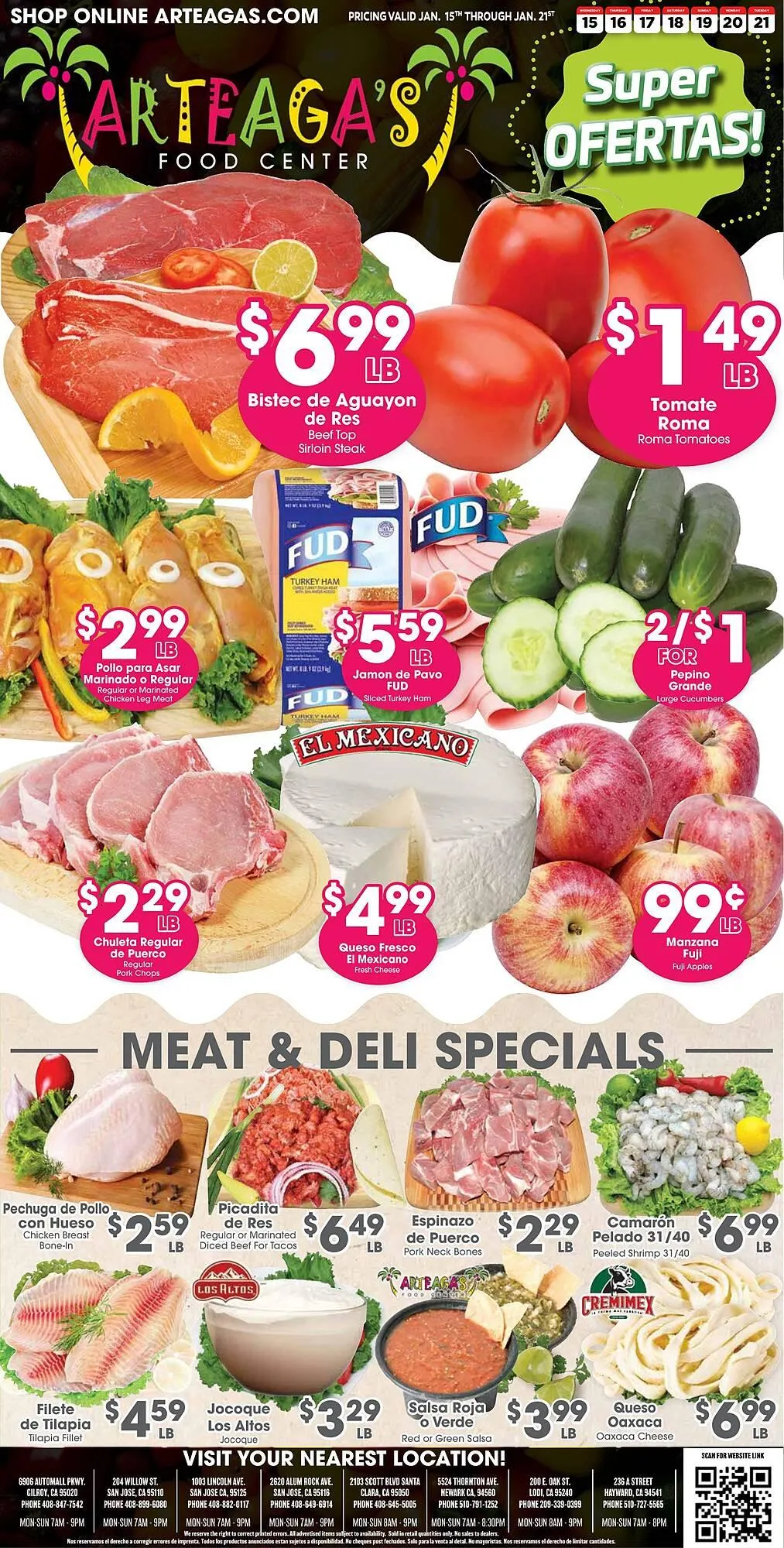 Arteagas Food Center Weekly Ad - 1