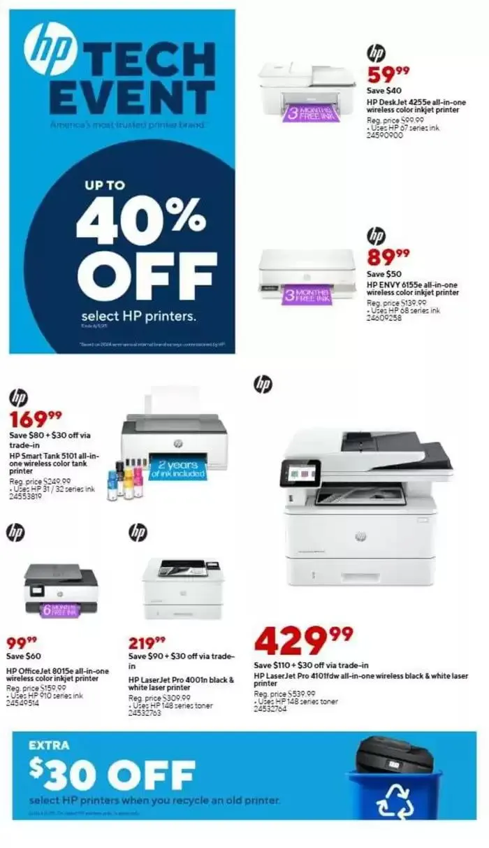 Weekly ad Staples flyer from April 9 to May 4 2025 - Page 2