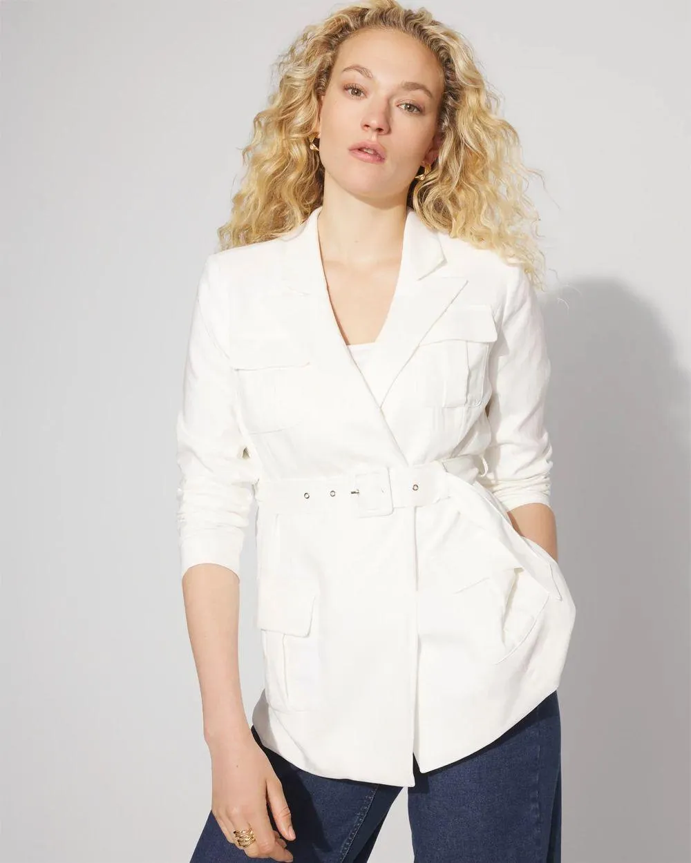 Belted Safari Jacket