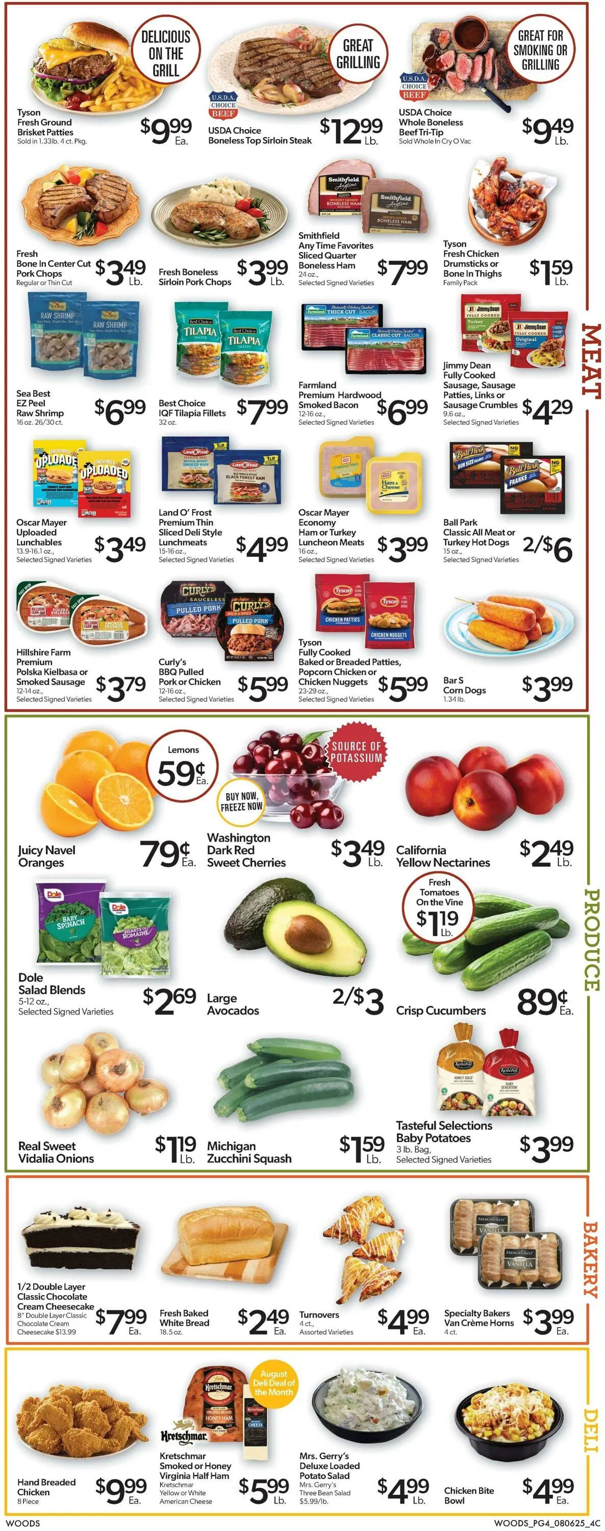 Weekly ad Woods Supermarket from August 6 to August 12 2025 - Page 4