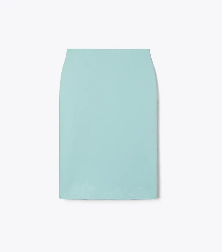 EMBOSSED SWEATER SKIRT