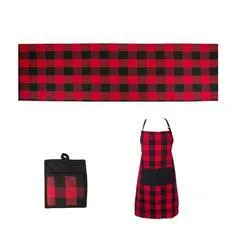 Black and Red Buffalo Kitchen Collection
