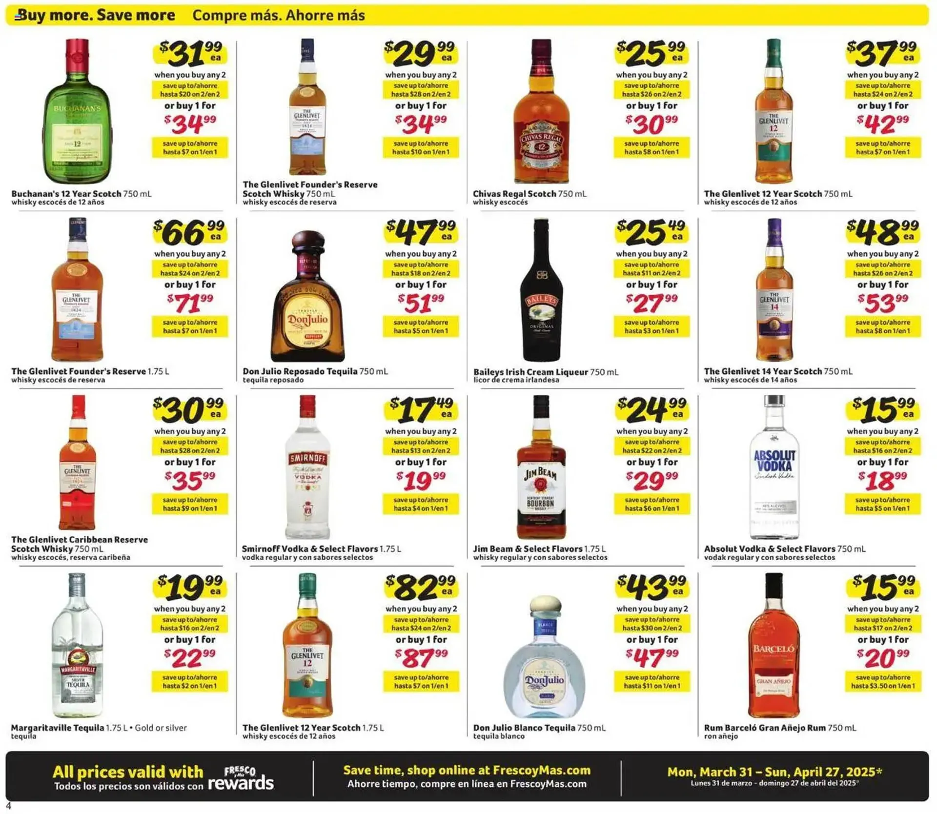 Weekly ad Fresco y Más Weekly Ad from March 31 to April 27 2025 - Page 4