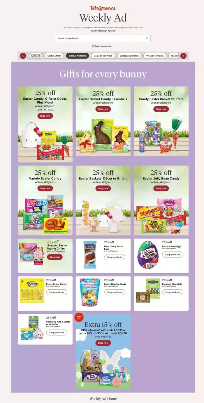 Weekly ad Top deals and discounts from April 13 to April 19 2025 - Page 1