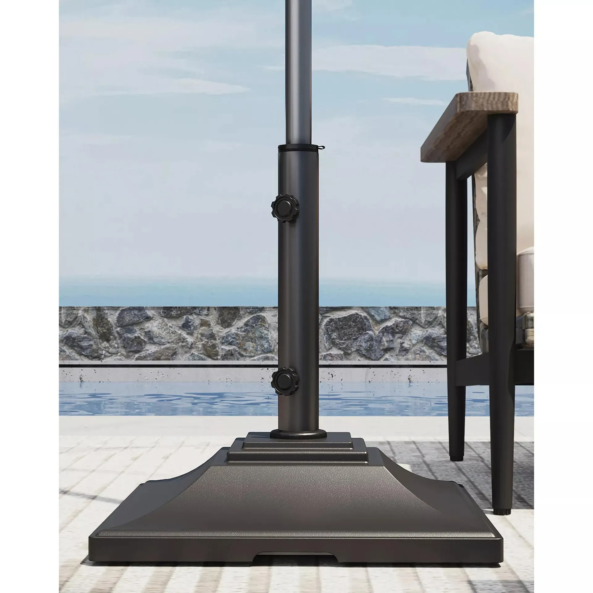 Universal Umbrella Base by Villa by Sunvilla