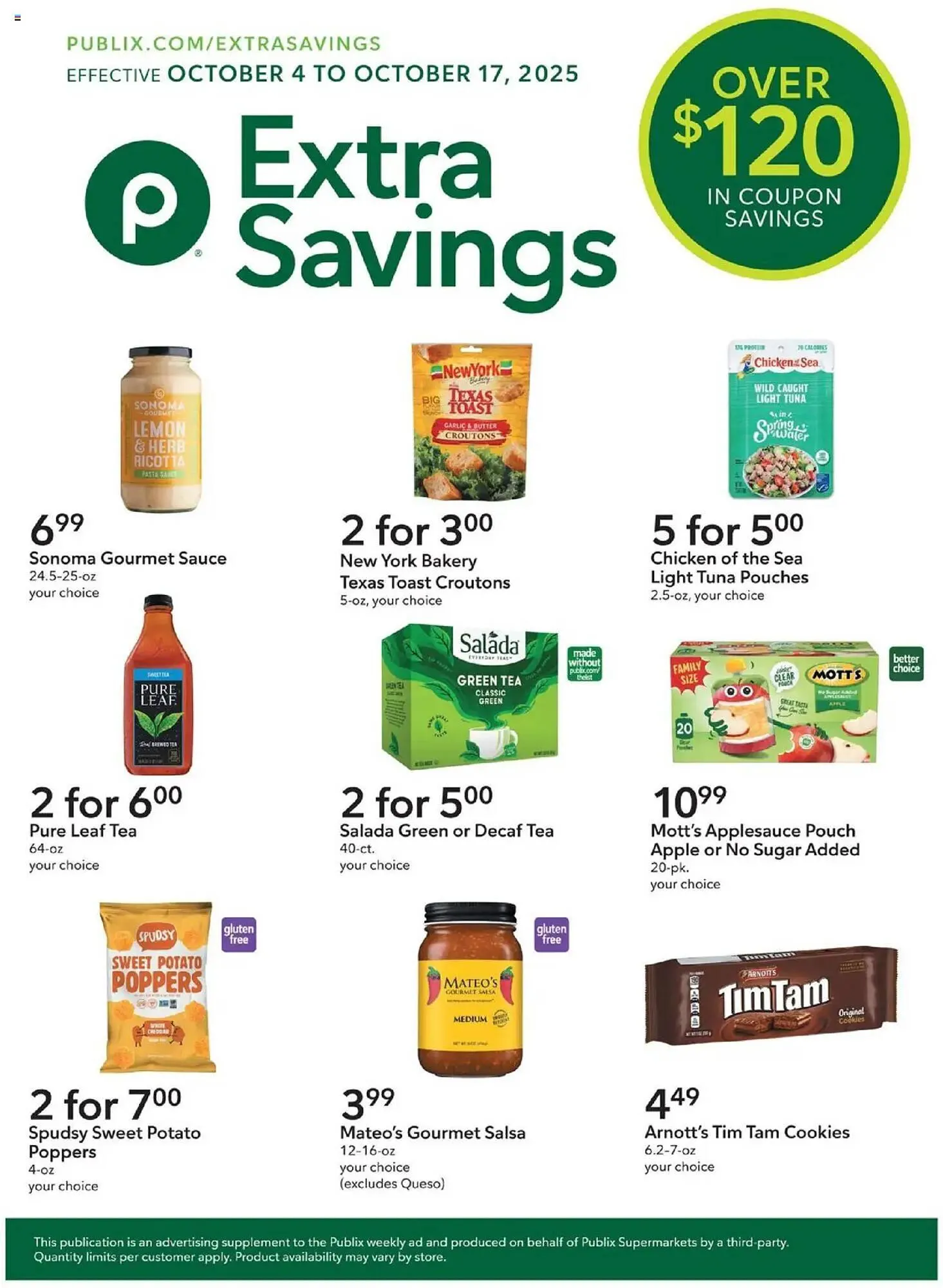 Weekly ad Publix weekly ad from October 4 to October 17 2025 - Page 1