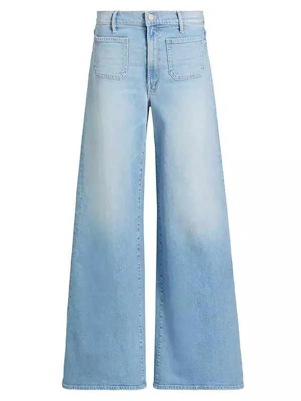 Undercover Sneak Mid-Rise Wide-Leg Jeans