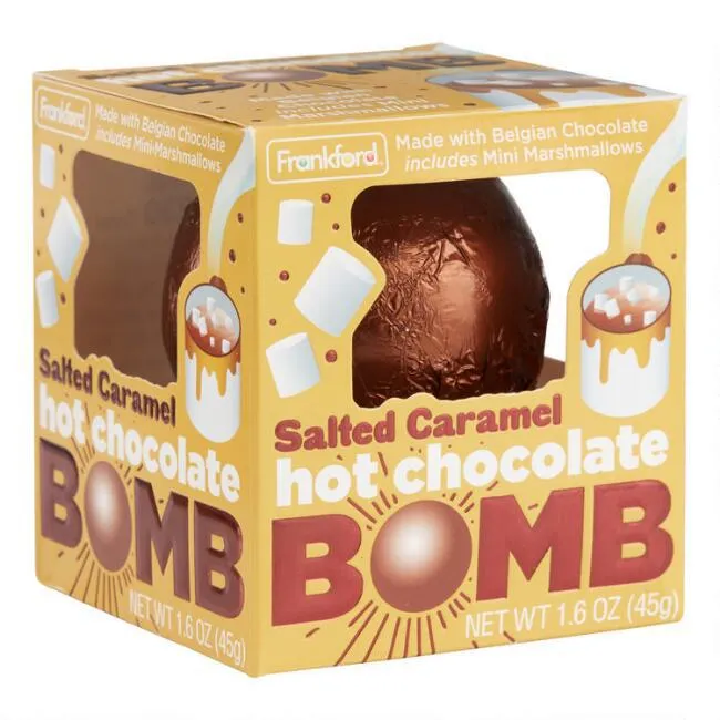 Frankford Salted Caramel Hot Chocolate Bomb Set of 12
