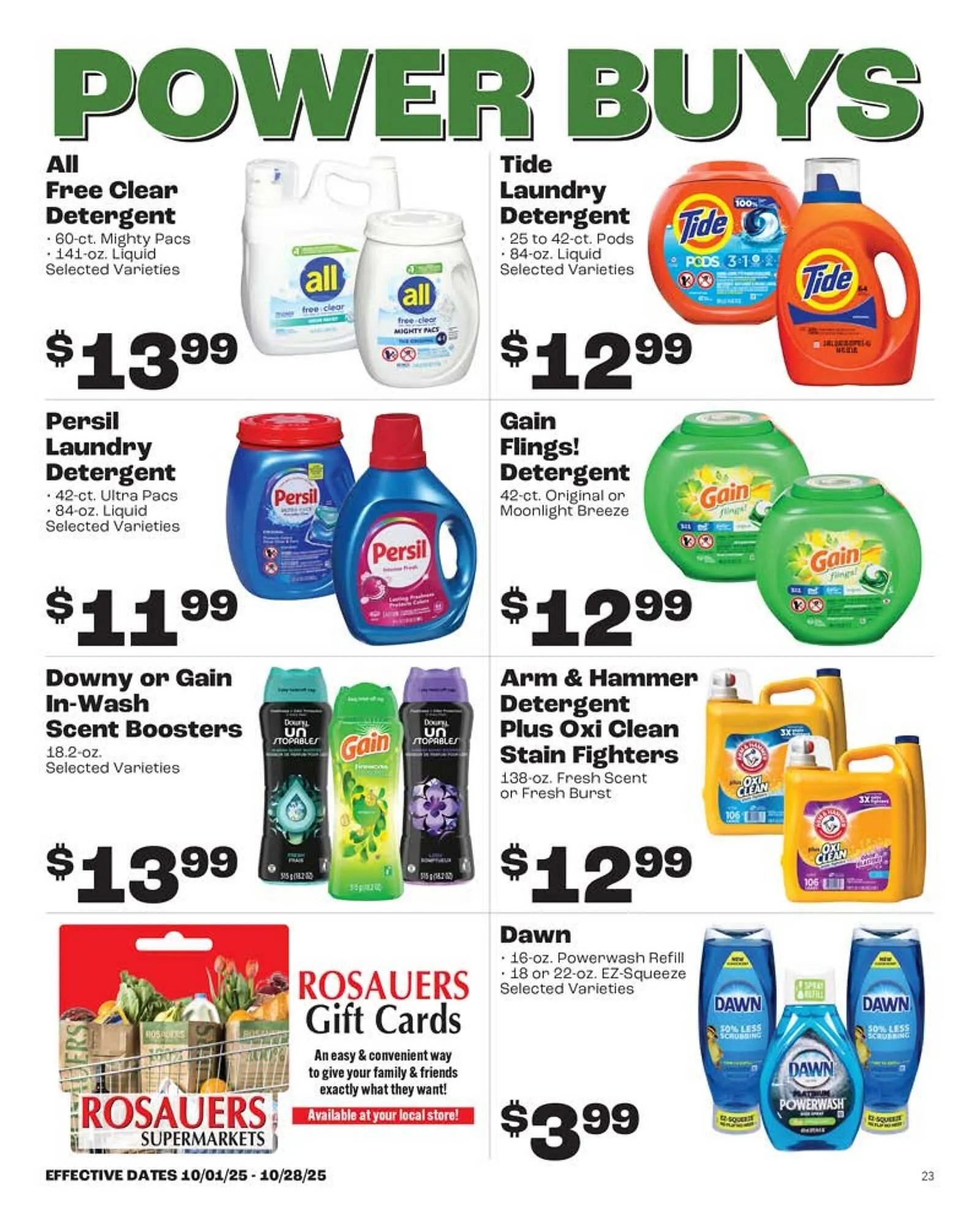 Weekly ad Rosauers weekly ad from October 1 to October 28 2025 - Page 23