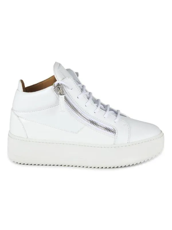 Mid-Top Double Zip Sneakers