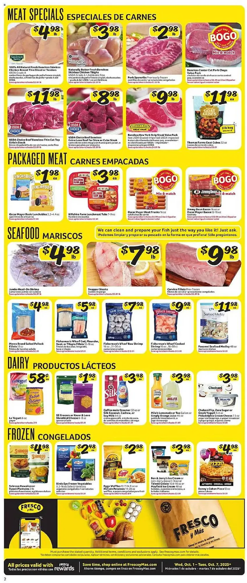 Weekly ad Fresco y Más weekly ad from October 1 to October 8 2025 - Page 2