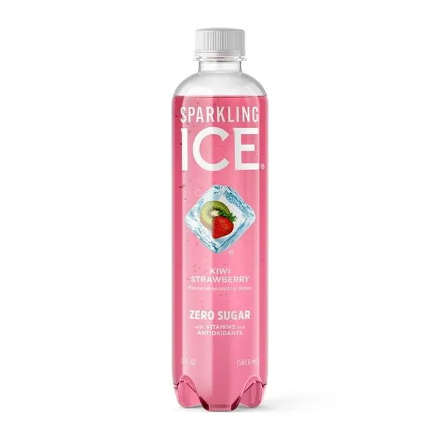 Sparkling Ice® Naturally Flavored Sparkling Water, Kiwi Strawberry 17 Fl Oz