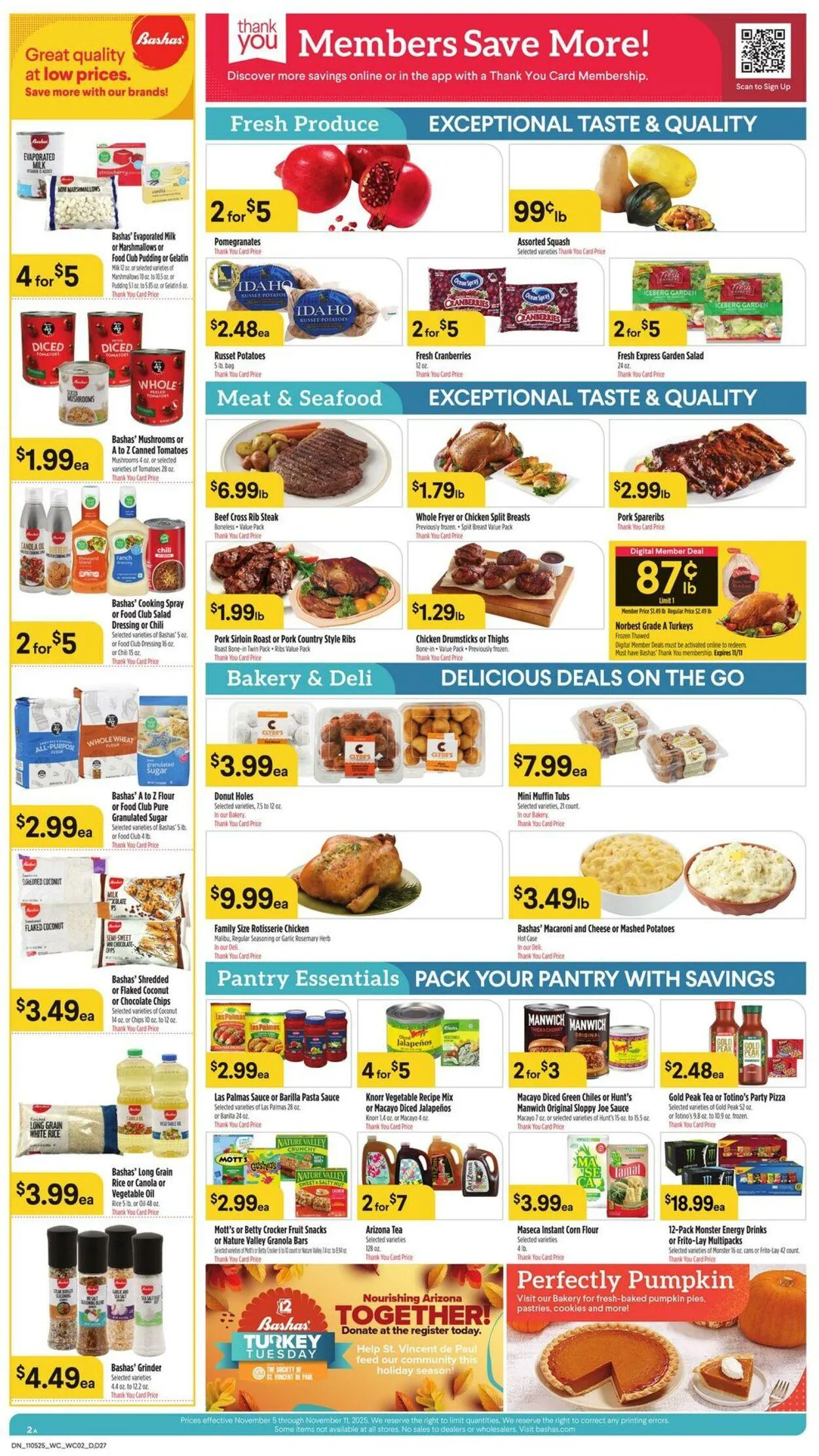 Weekly ad Bashas Current weekly ad from November 5 to November 11 2025 - Page 2