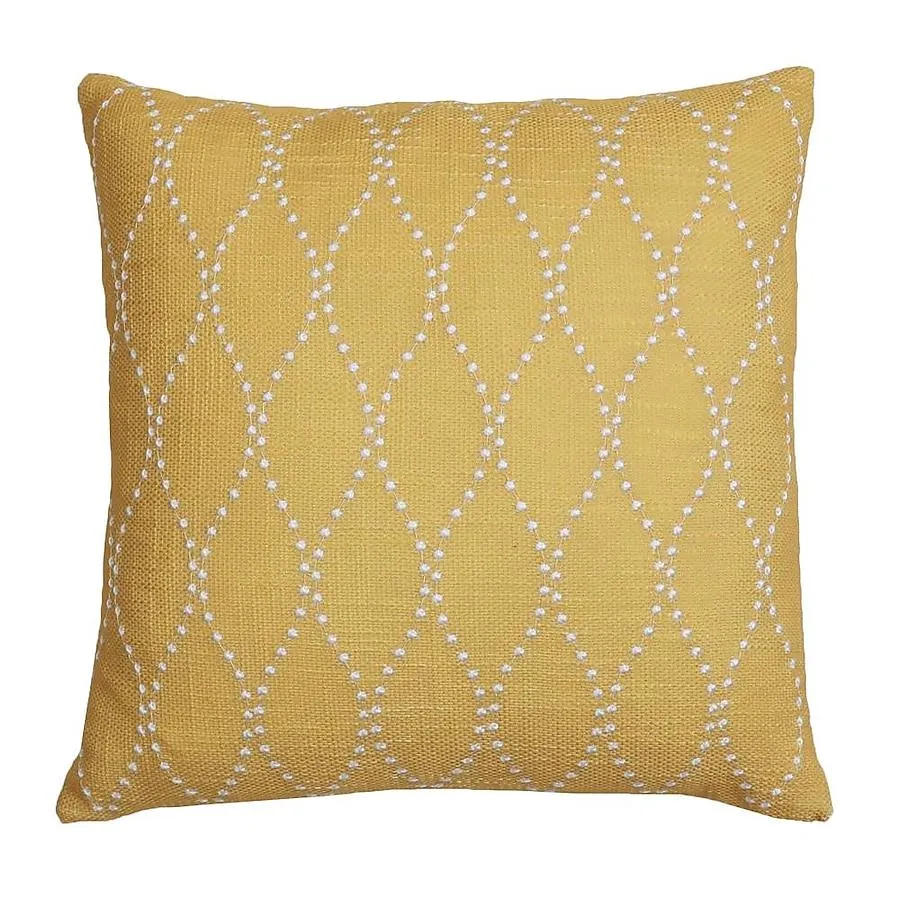 allen + roth Deena 18-in x 18-in Mimosa Square Indoor Decorative Pillow