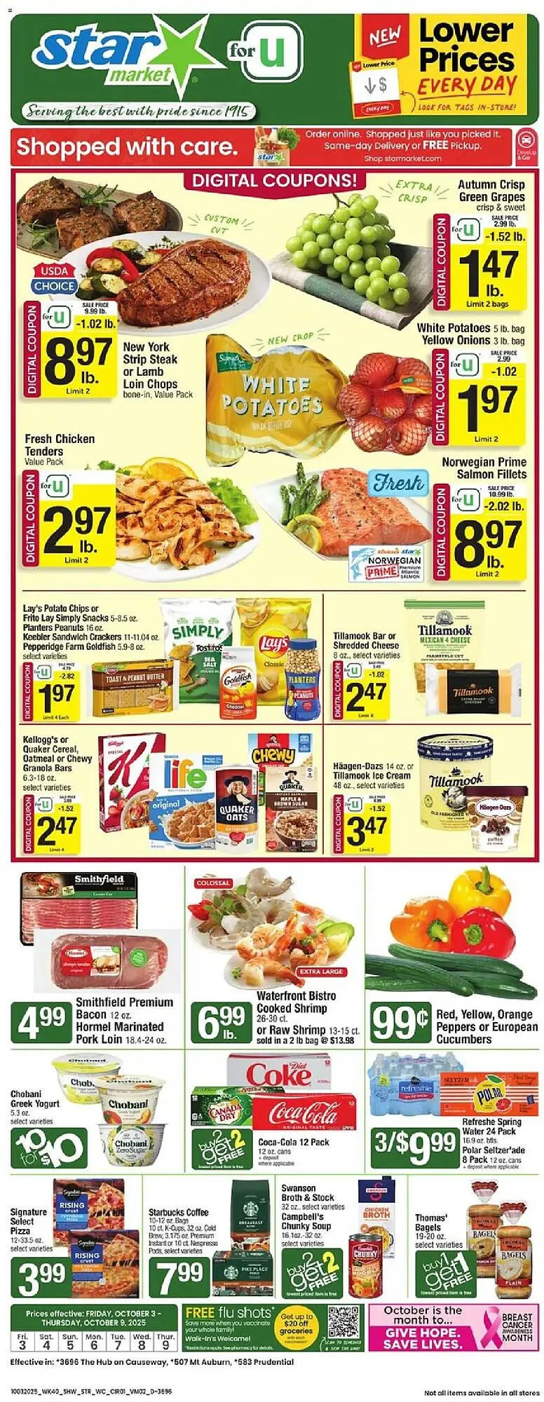 Weekly ad Star Market weekly ad from October 3 to October 10 2025 - Page 1