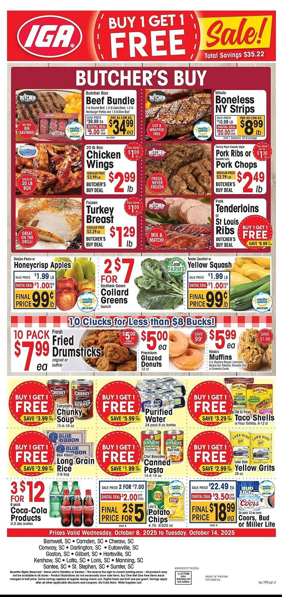Weekly ad IGA weekly ad from October 8 to October 14 2025 - Page 1